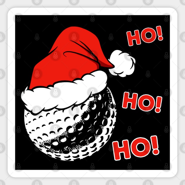 Golf Christmas Magnet by footballomatic